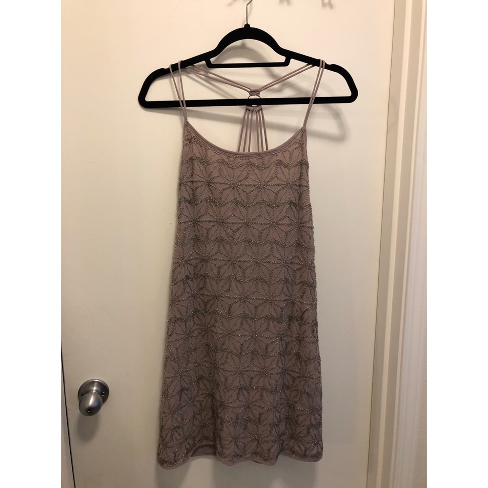 Light Lavender Beaded Dress